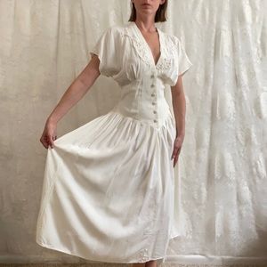 90’s drop waist dress